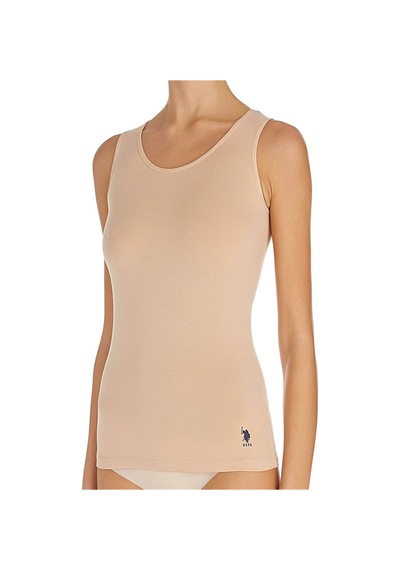 U.S. Polo Assn. U.s Polo Assn. 66005 Kadın Kalın Askılı Atlet-ten Ten