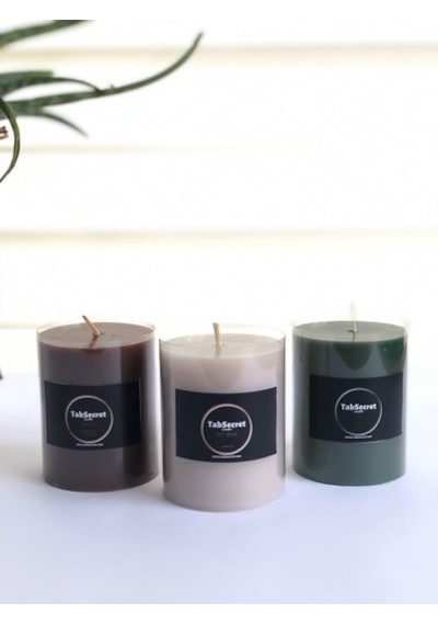 Tabsecret Candle Aromalı 3'Lü Mum Seti (408217560)
