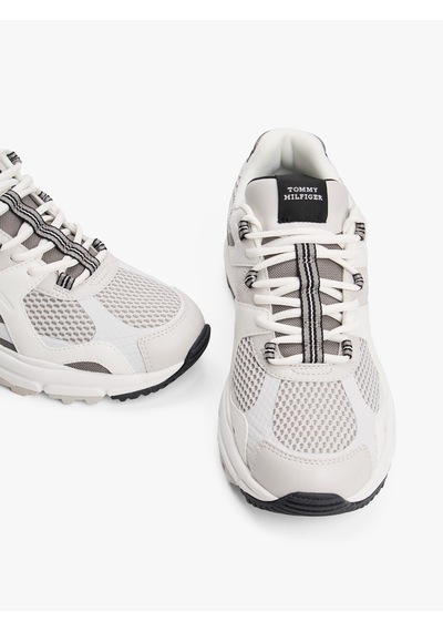Tommy Hilfiger M Runner Tech Mıx Erkek Gri Spor Ayakkabı - Fm0fm05567 Gri