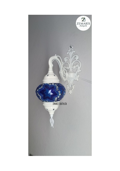 Beyaz Renk Aplik Lacivert - 821590560 Lacivert