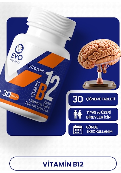 Evo Pharma Vitamin B12 İçeren Takviye Edici Gıda 30 Tablet