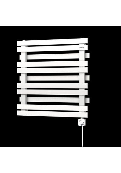 600x600mm 300w Elektrikli Paslanmaz Çelik Havlupan Laris Frost Simli Beyaz