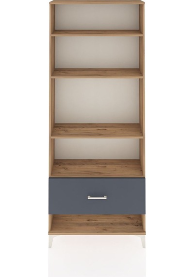 Arges Dolap 4 Raflı Tek Çekmeceli 88x30x221 Çam-antrasit Atlas Çam Arges Dolap 4 Raflı Tek Çekmeceli 88x30x221 Çam-antrasit Atlas Çam