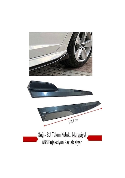 Yan Marşpiyel Takımı (Plastik) Piano Black