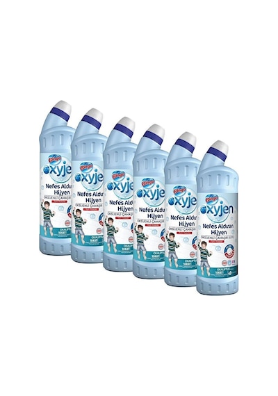 Bingo Oksijen Çamaşır Suyu 750 Ml Ekonomi Paketi 6'lı Okaliptus Diğer