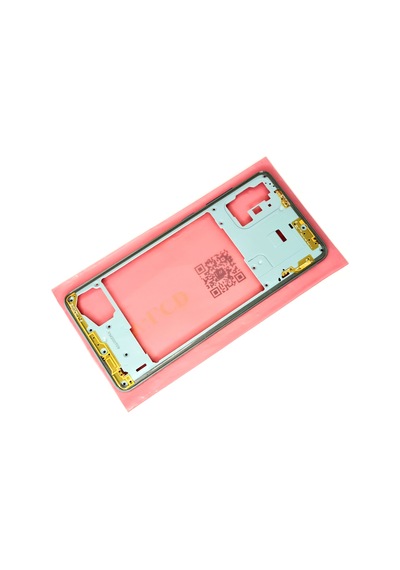 Samsung Galaxy A71 A715 Uyumlu Full Kasa Arka Kapak Batarya Kapağı - Mavi Çok Renkli