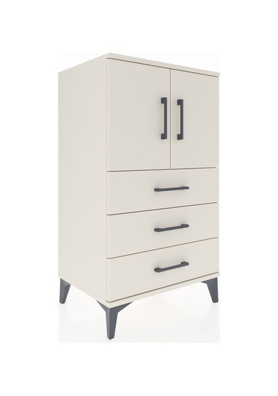 Hyperion Komodin 2 Raflı 3 Çekmeceli 2 Kapaklı 60x44x106 Aytaşı-aytaşı Aytası
