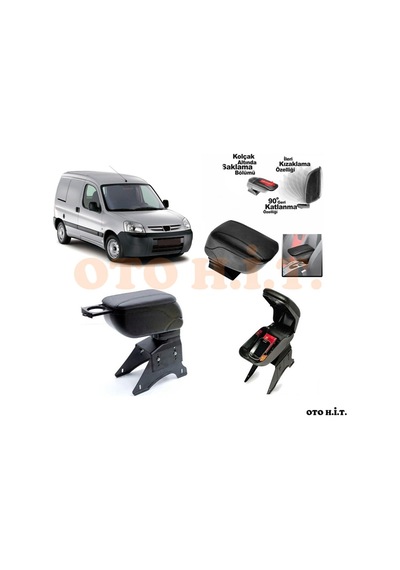 Peuogeot Partner 02-08 Uyumlu Kol Dayama Ve Kolçak Sürgülü