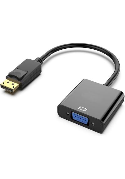 Daytona Zr140 Displayport To Vga Çevirici Dp Erkek Kadın Vga Monitör-pc Dönüştürücü Görüntü Kablosu