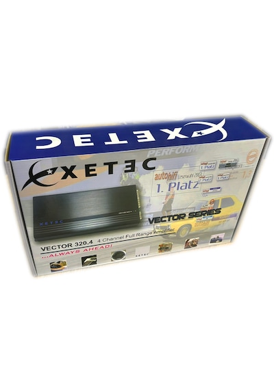 Xetec Vector 320.4 4 Kanal Oto Amfisi