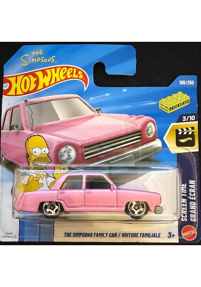 Hot Wheels Tekli Arabalar The Simpsons Family Car Jjj68 Screen Time Çok Renkli