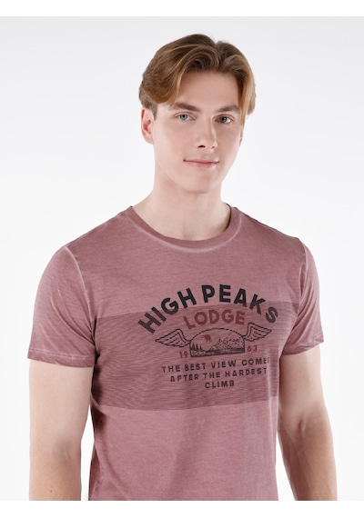 Colin's Colins Pembe Erkek Tshirt K.Kol Pembe