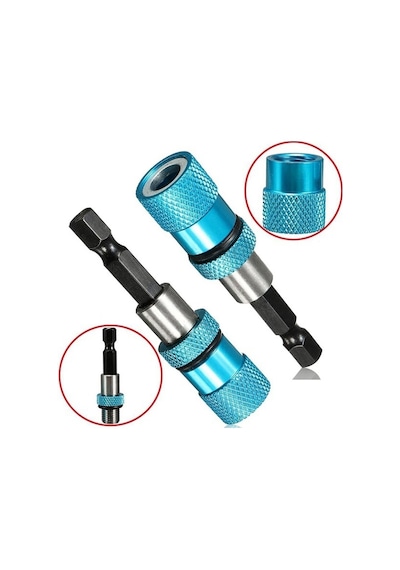 Şarjlı Tornavida Ucu Manyetik Mıknatıs Aparatı 1/4 Hex Rod