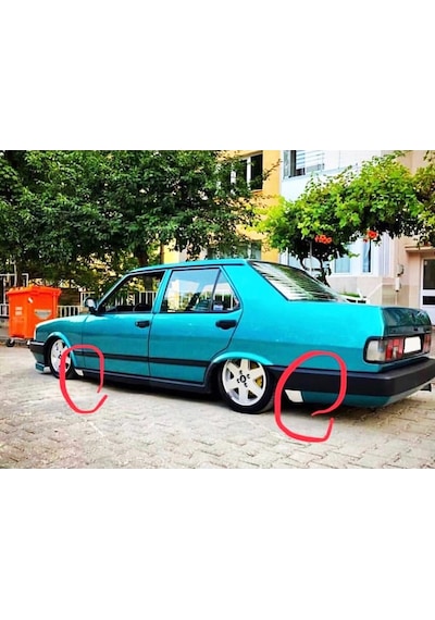 Tofas Uyumlu Laz Paçalik Marspiyel Tampon Krom 4 Parça 432589150