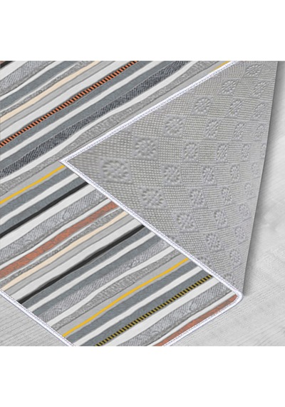Rovigo Home Dijital Baskı Yıkanabilir Kaymaz Taban Salon Halısı RVG1640-HT263 Çok Renkli