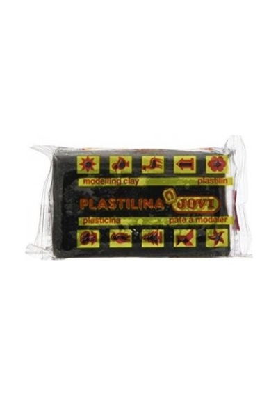 Kurumayan Oyun Hamuru Siyah 50 Gr - Plastilina Jovi
