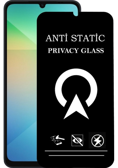 Samsung Galaxy A06 İle Uyumlu Tam Kaplayan Anti Statik Görünmez Safir Ekran Koruyucu Hayalet Cam