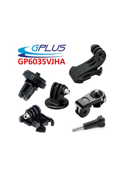 Gplus Gp6035vjha 6 Parça Aksiyon Kamera Aksesuarlarıyla Uyumlu Dönüştürücü Çevirici Adaptör Paketi Adapter Set Siyah