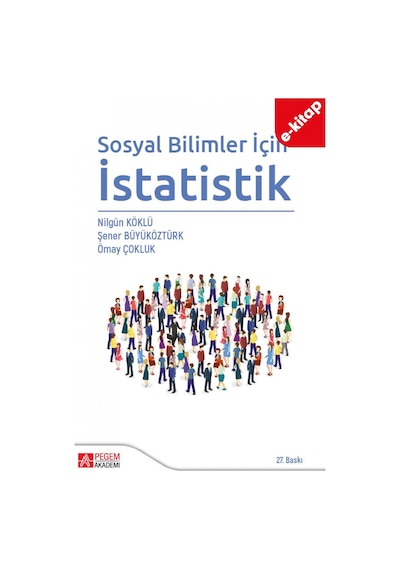 Sosyal Bilimler İçin İstatistik E-kitap