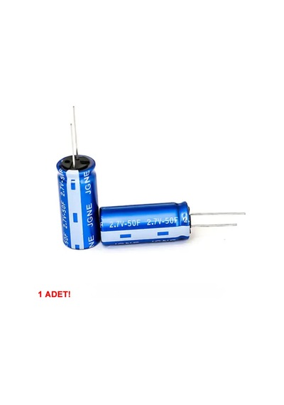 50f 2.7v Süpercap 10x25mm Dıp Süper Kapasitör Enerji Depolama Güneş Rüzgar Akü Batarya Güç