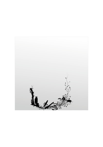 Folyo Sticker Deniz Çöpü 80cm Uzunluk Siyah