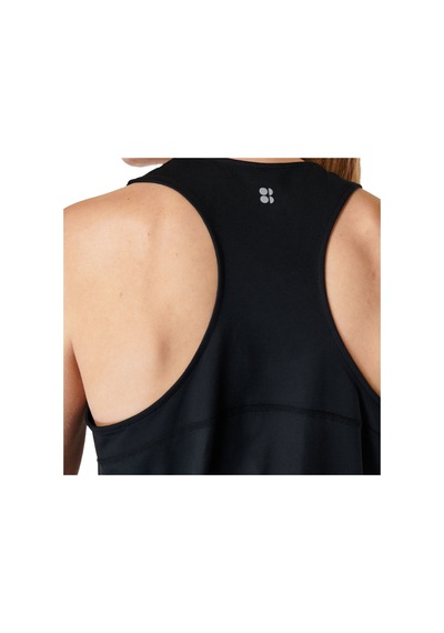 Sweaty Betty Sweaty Betty Gaia Tank Kadın Siyah Yoga Tişört Blk Siyah