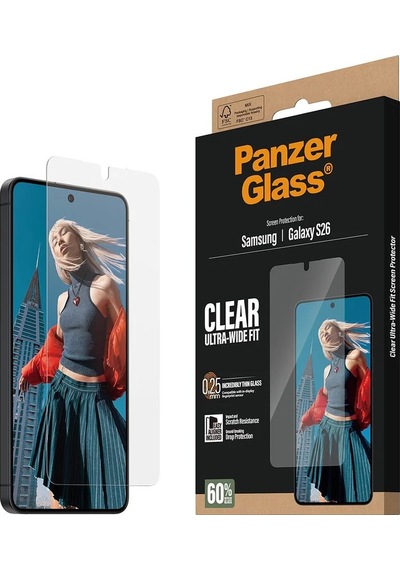 Panzerglass Samsung Galaxy Uyumlu  S26 Uwf Şeffaf Cam Ekran Koruyucu
