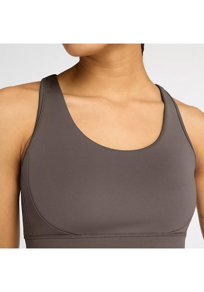 New Balance Essentials Kadın Kahverengi Bra Wb33468