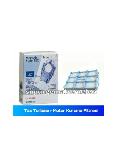 Siemens Uyumlu Dynapower Xxl Toz Torbası 4 Lü + Motor Koruma Filtresi