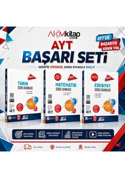 Hız Ve Renk Ayt Matematik Edebiyat Ve Tarih Soru Bankası Seti 3 Kitap