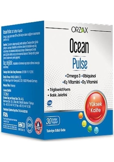 Ocean Pulse Omega3 30 Kapsül