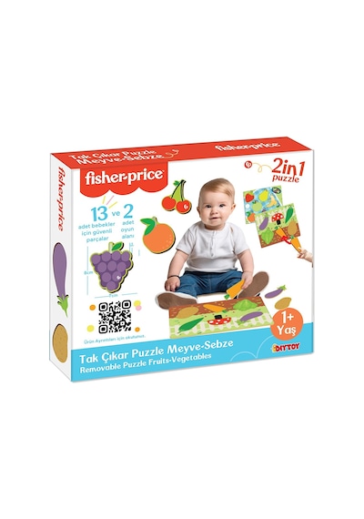Fisher-price Fisher Price Tak Çıkar Puzzle Meyve Sebze