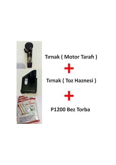 Fantom Pratik P1200 Süpürge Bez Torba + Tırnak + Tırnak Karşılığı