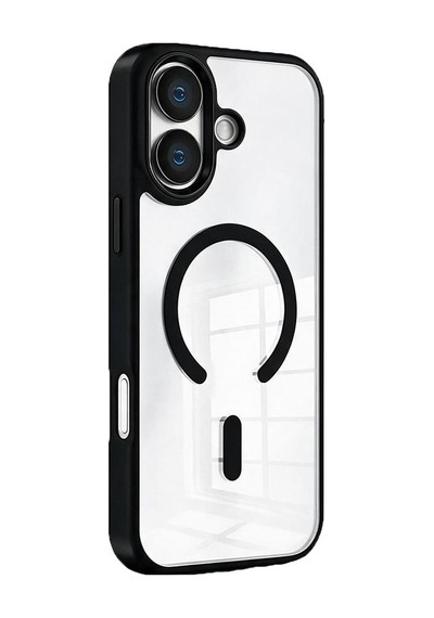 Bikapak Magsmıle Apple iPhone Uyumlu 18/17 Siyah Kapak