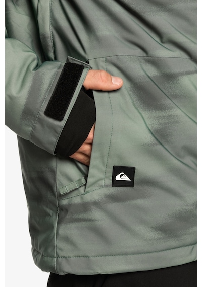Quiksilver Mission Printed Erkek Yeşil Kayak Montu Eqytj03428-gnb1 Yeşil