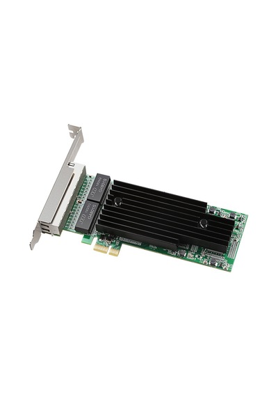 Open Smart 4 Port Intel 82575eb-t4 1gbe Pcıe X1 Ethernet Kart - Ops7291nt