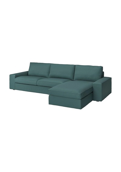 Ikea Gri Rahat Kanepe - Uzanma Koltuklu 4'lü Kanepe