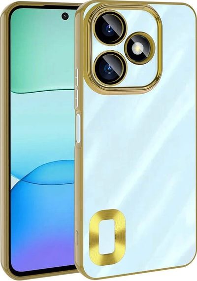 Xiaomi Redmi 13 4g Kılıf Kamera Korumalı Logo Gösteren Zore Omega Kapak