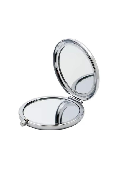 10 Adet 7cm Metal Kapaklı Minik El Aynası Gümüş Renk - 715514113 Diğer