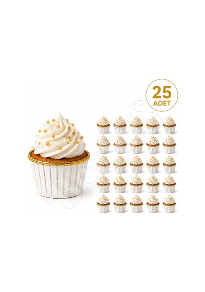 Muffin Kalıbı 25li Beyaz