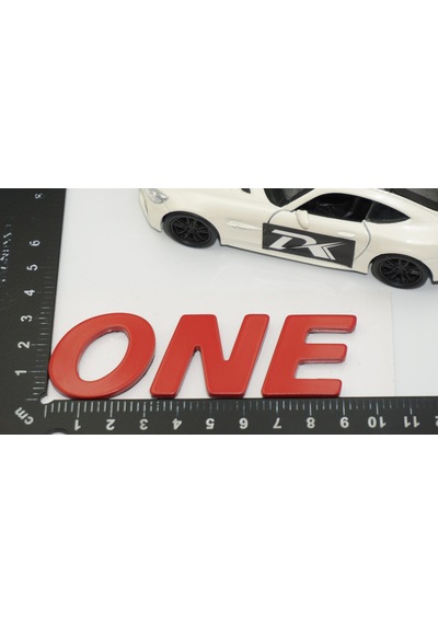 Dk Tuning One Bagaj Kırmızı Yazı Logo Arma Mini Cooper İle Uyumlu