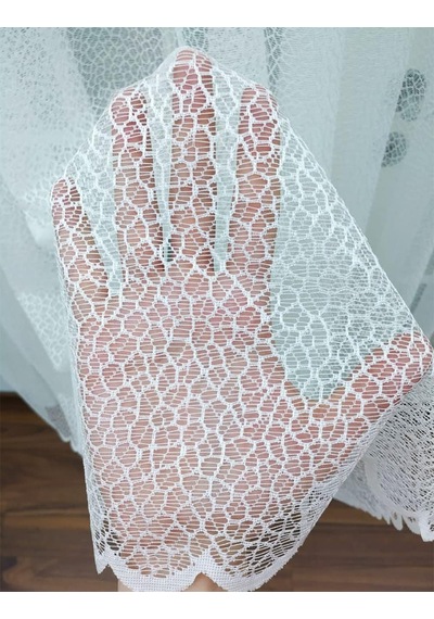 Evdepo Home Kırık Beyaz Sık Pileli Tül Perde 110 X 260 Cm Çok Renkli