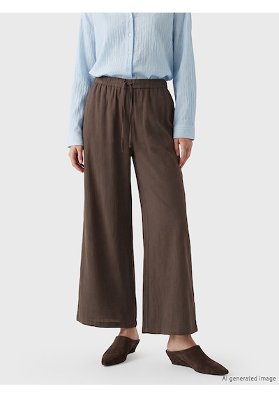 Lcw Modest Haki Beli Lastikli Kadın Pantolon