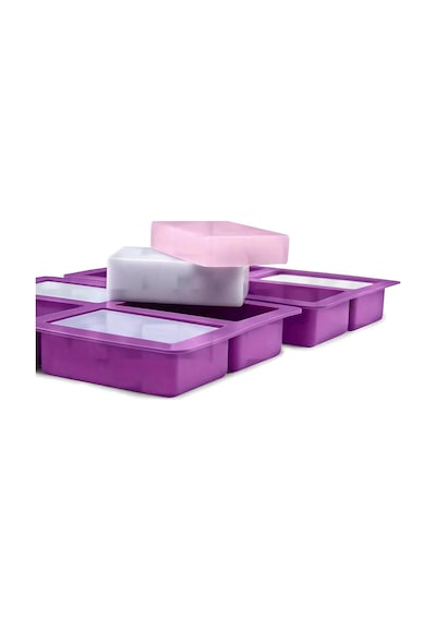 Silikon Sabun Kalıbı Kek Kalıbı 7,8x4,8cm Derinlik 3,5cm Mavi