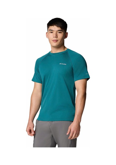 Columbia Alpine Chill Pro Erkek Kısa Kollu Tişört-7859 Koyu Turkuaz