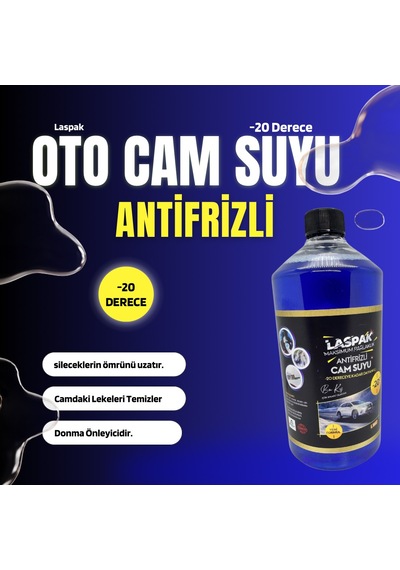 Antifrizli Oto Cam Suyu -20 Derece 1 Lt