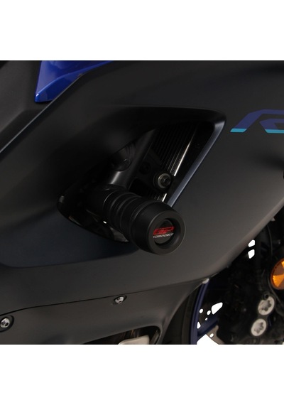 GP Kompozit Yamaha R7 2021–2024 Uyumlu Motor Koruma Takozu Siyah