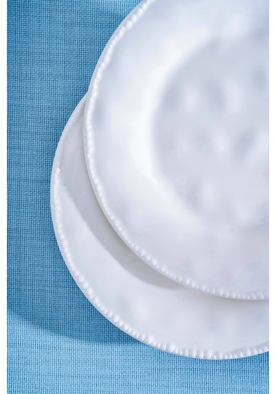 Milano Servis Tabağı - 23 Cm Beyaz