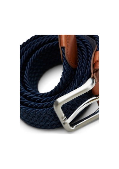 Jack & Jones Jacsprıng Woven Belt Noos Erkek Lacivert Kemer - 12118114 Navy Blazer