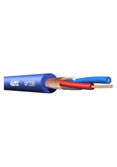 Klotz My206 Pvc Kaplı Mikrofon Kablosu 100 Metre